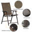 Ensemble de 4 chaises de patio pliantes Aoodor-1913695337