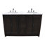 Ensemble de meuble-lavabo double 55 po Keesha-8513938-74006451-74006450