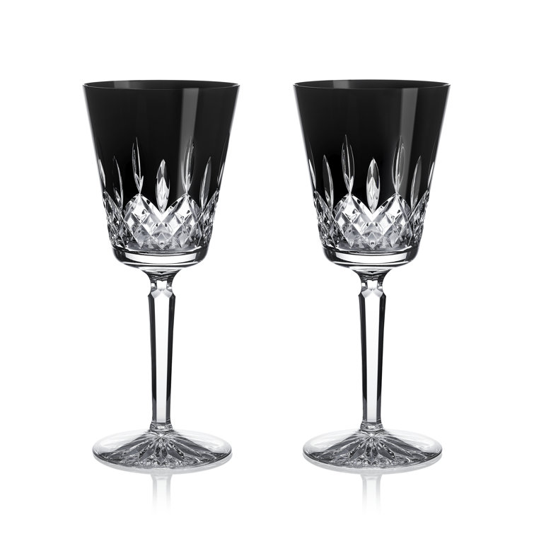 Waterford Lismore Black Martini Glass, set of 2