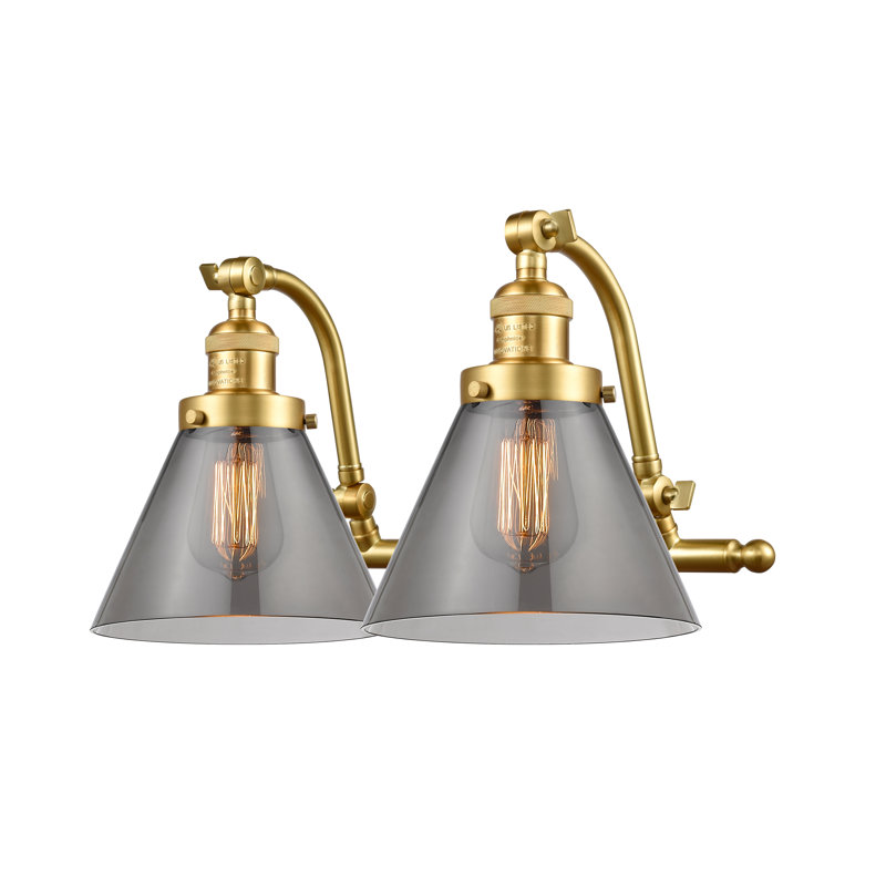 Bonomo 2 - Light Dimmable Vanity Light, Satin Gold