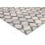 Cowhide Geometric Area Rug in Ivory/Silver/Beige-25306624