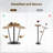 24.7" Small End Table Round Storage Table Cocktail Table-27284329