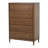 Jennifer Solid Wood 5-Drawer Chest with Rounded Edges