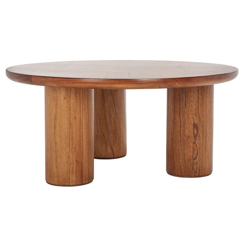 Table basse 3 pieds Aicha, Brun clair