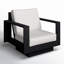 Sterling Outdoor Swivel Lounge Chair with Sunbrella Cushions