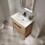 Meuble-lavabo 30 po avec lavabo, rangement à fermeture en douceur et tablette réglable-531319875
