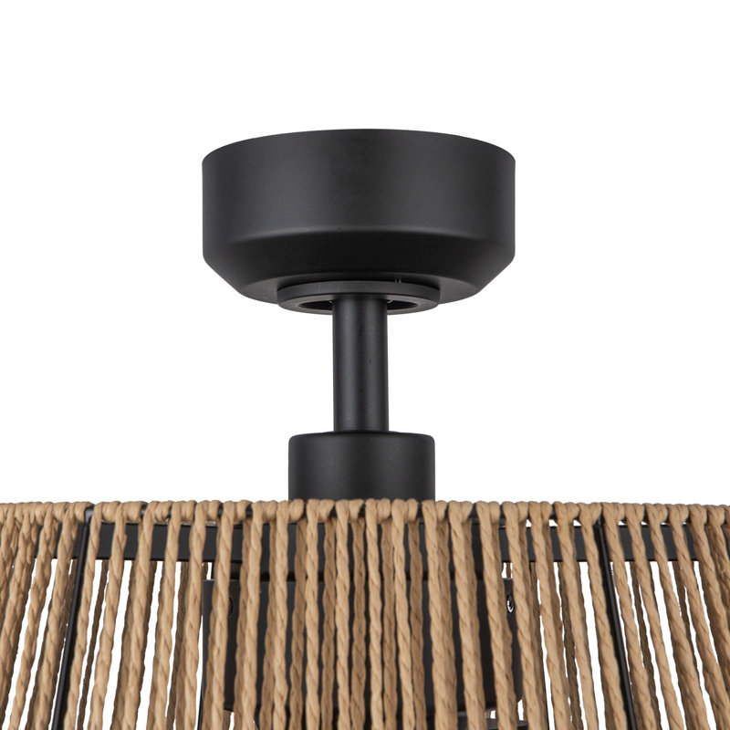 Isla 24-In Ceiling Fan, Matte Black, Matte Black