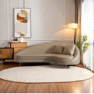 Cat-Scratch Resistant Leather Chaise Longue