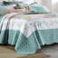 Ensemble de courtepointe imprimée 3 pièces MarCielo B029-50886646-50886647