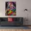 «With My Dog» par Dean Russo Studios, art mural sur toile-2036627381