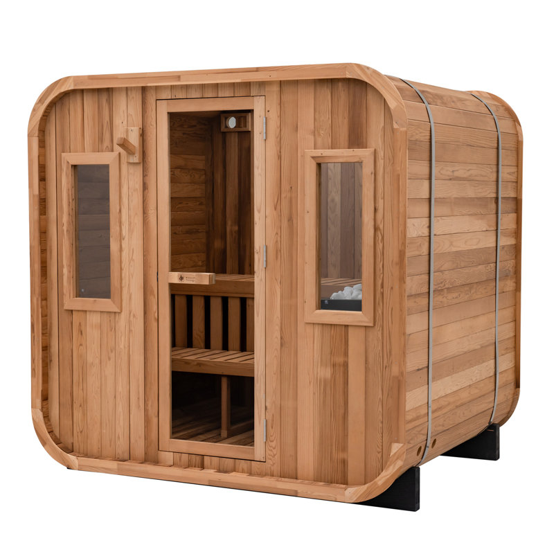 Sauna d'extérieur Summit - 6 personnes avec chauffe-eau Harvia Kip 8kw