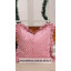Coussin décoratif à motif de blocs de lin à imprimé à la main Fab divine Vintage-121183002-121846348