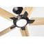 Ventilateur de plafond standard à DEL à 5 pales de 72 po INDY avec commande murale et ensemble d'éclairage inclus-1797574613