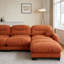Pleated Design Cozy Chenille Fabric  Modular Sofa with High-Density Ergonomic Foam Sea-1260781255