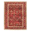 Wool Floral Area Rug in Beige/Brown, Blue, Green, Orange, Red
