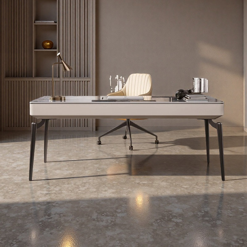 Bureau simple et luxueux, H 29,53 po x l 62,99 po x P 27,56 po