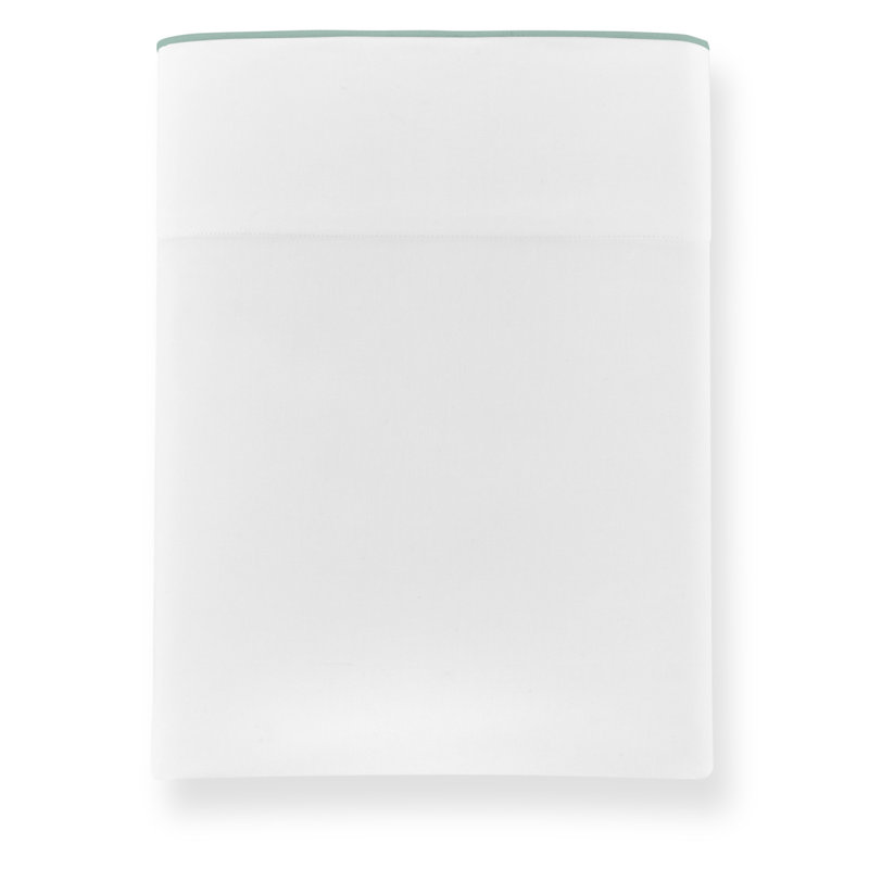 Melody 420 Thread Count 100% Cotton Sateen Flat Sheet, Linen, King Flat Sheet