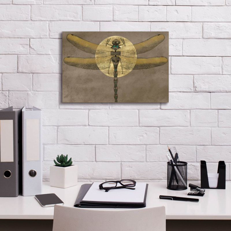 «Full Moon Serenade 1» par Alicia Ludwig, art mural sur toile, H 12 po x l 18 po x P 0,75 po