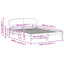 Vidaxl Bed Frame With Headboard Solid Pine Wood-113971115-113971107