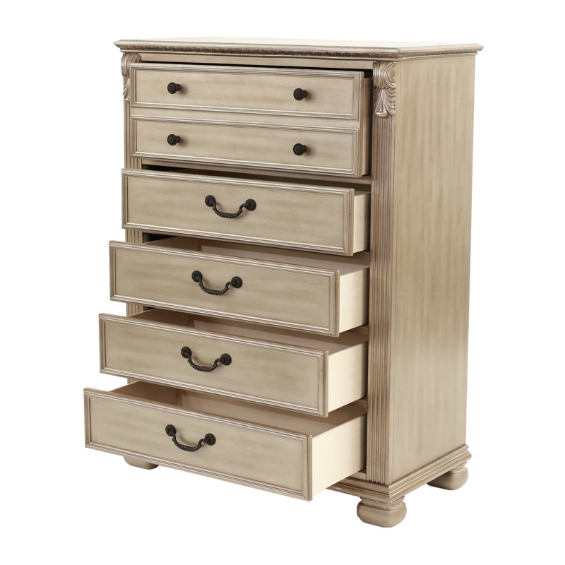 Commode 5 tiroirs Kidron l 35,6 po
