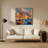 Cities Malta Brown Metal Wall Art