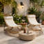 Chaise pliante d'extérieur 2 pièces TREXM