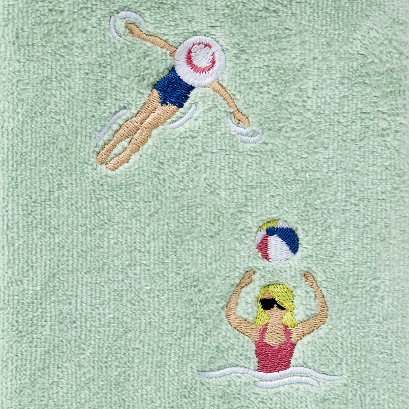 POOL PARTY EMB HAND-MISTY JADE
