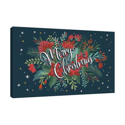 «Christmas Bloom I» par Janelle Penner - impression sur toile tendue