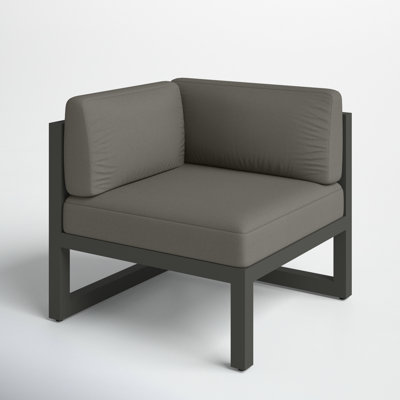 Smith Outdoor Corner Chair with Sunbrella Cushions