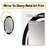 Bauhaus Black And White Circular Minimalism II - Geometric Mirror, Black Unique Wall Mirror, Printed Metal Art-1266980130
