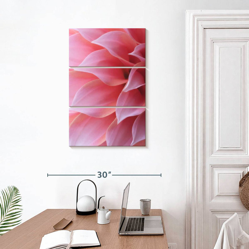 Harnek - pétales de rose pastel, H 32 po x l 20 po