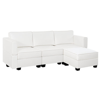 Canapé avec repose-pieds Contemporary DIY Collection