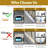Set Of 2 Small Wall Organizers, Linen Door Hanging Storage Baskets With Pockets And Hooks-701481676