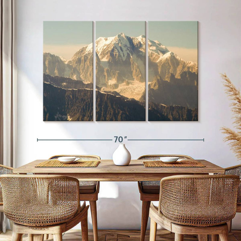 Alvord, neige, montagne, Denali, H 42 po x l 65 po