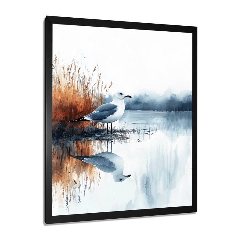 Avdie - Animals Wall Art, Noir, H 20 po x l 12 po, Reproduction encadrée d'une seule photo