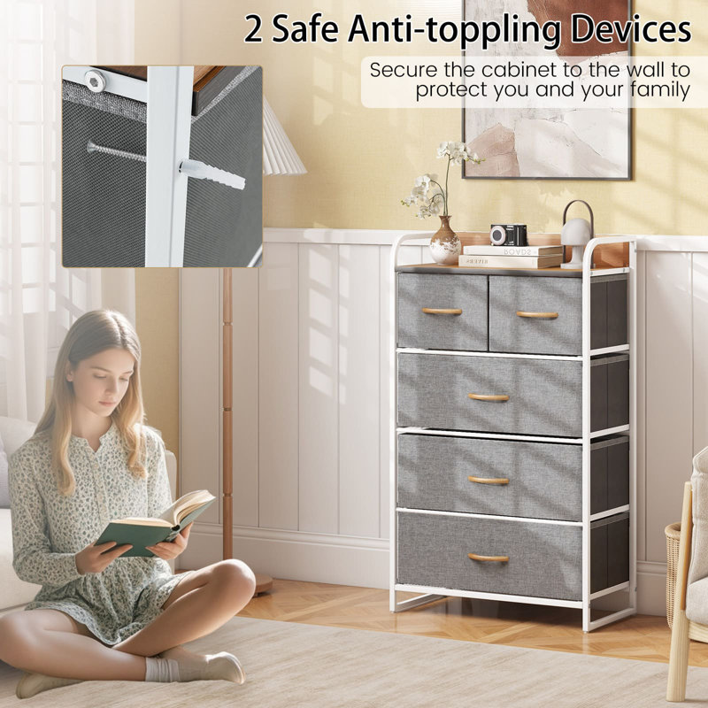5 Drawer Storage Drawer