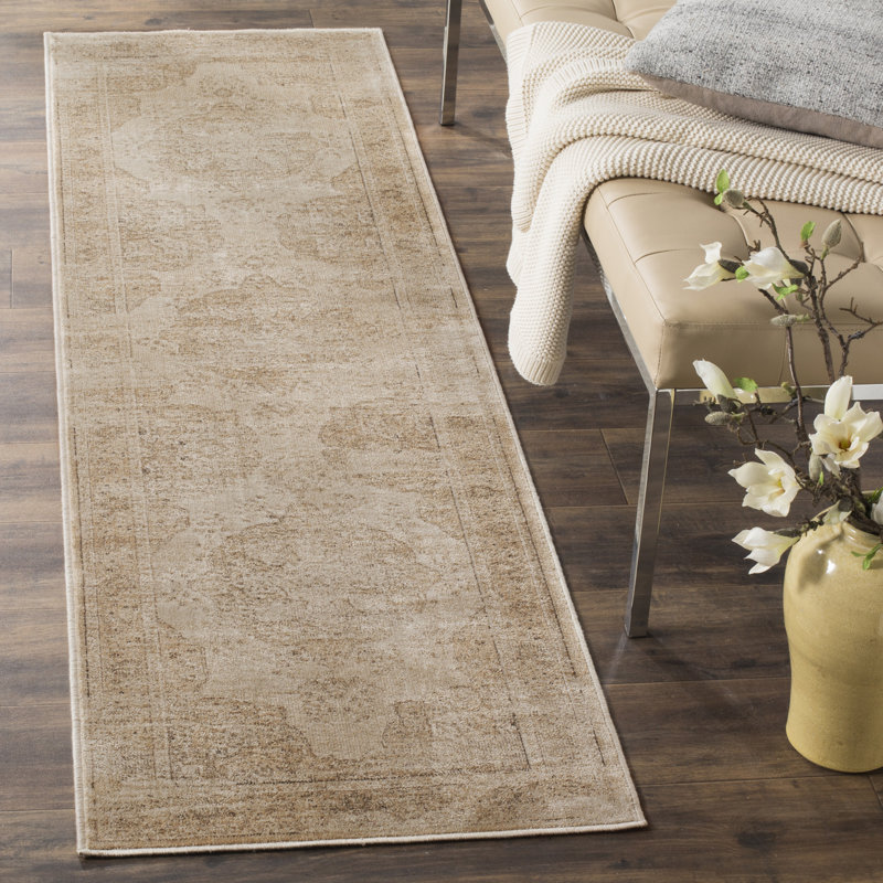Tapis oriental performance rétro Mancia, Tapis de couloir 2 pi 2 po x 8 pi
