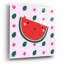 Art mural en verre acrylique «Cute Watermelon» par Epic Portfolio-101632951