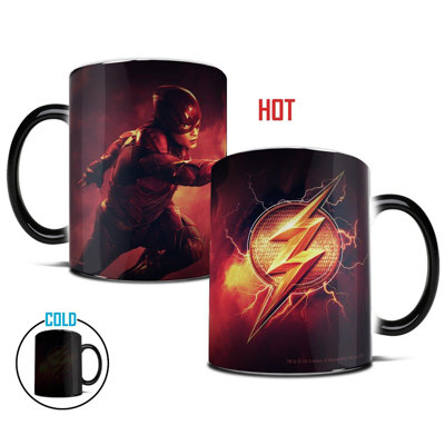 Justice League Flash Logo Morphing Mugs Heat-Changing Drinkware - 11oz