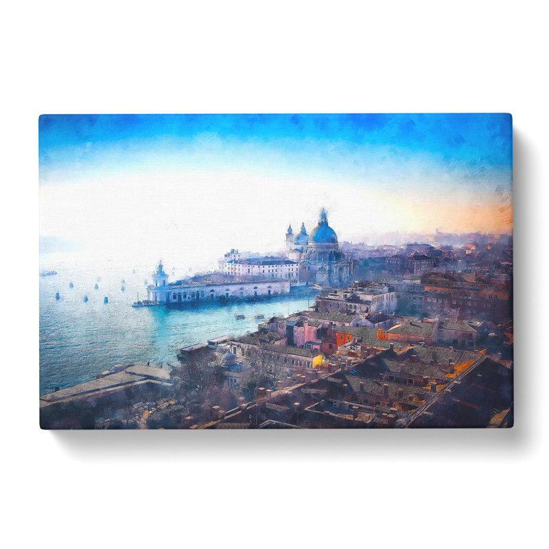 Venice Italy Skyline - Wrapped Canvas Painting, 50cm H x 76cm W x 3cm D