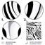 Impression d'empreintes digitales, Labyrinthe monochrome - Vagues-1937912094-1937912091