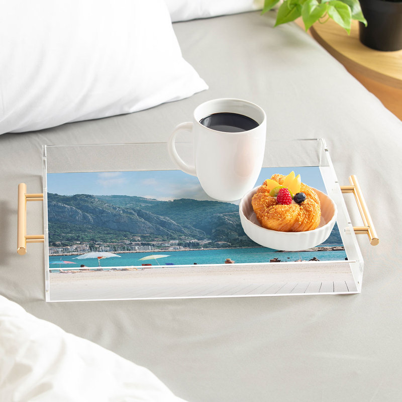 Del Mundo Imagery Menton Promenade Acrylic Tray