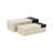 Celesti Two Tone Black and Cream Rectangle Box Set