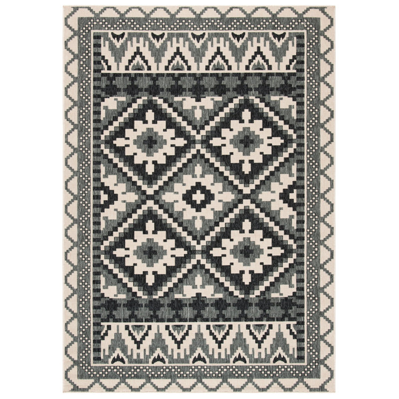 Northpoint Veranda Performance Southwestern Indoor/Outdoor Area Rug, Rectangle 2' x 3'7"