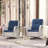 Maude 6-Piece Wicker Swivel Chair Set with Cushions-652961230-647621223