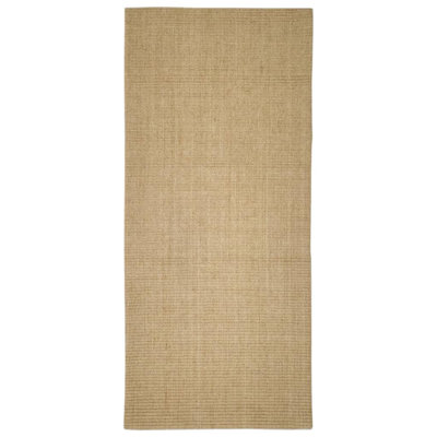 August Grove Rug Natural Sisal Brown