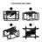 Keion 2 - Light 12" Flush Mount Industrial Ceiling Light with Square Open Frames for 2 Bulbs