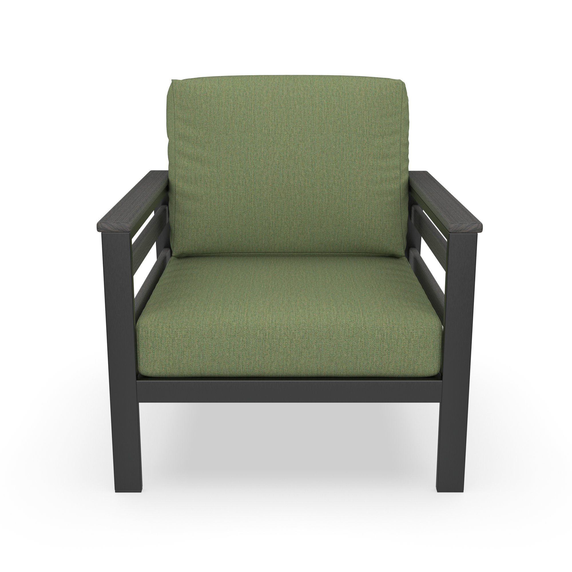 Townsend Patio Chair with Sunbrella® Cushions, Sunbrella Canvas Fern, Gray