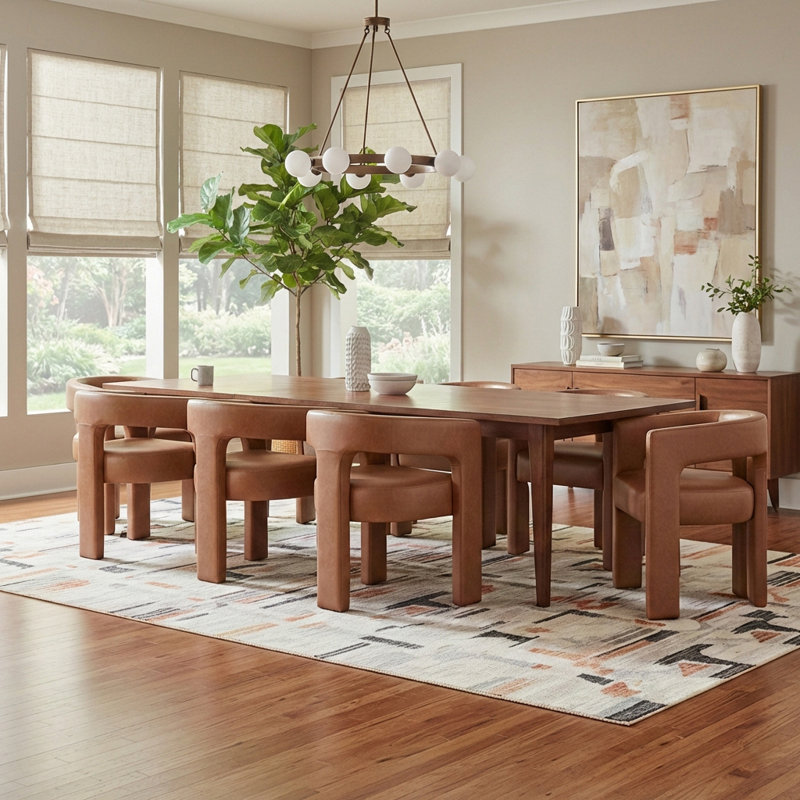 Barris 8-Piece Upholstered Dining Armchair Set, 8