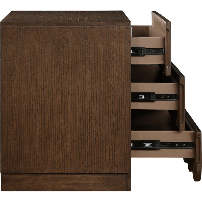 Table de chevet Hazelden, Brun